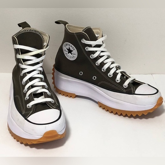 Converse Shoes - Converse Run Star Hike High-Top Cargo Khaki 171667C, Size: Men’s 8 / Women’s 9.5
